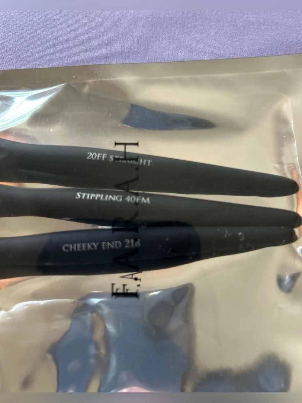 F.A.R.A.H midnight make up brush trio NIB